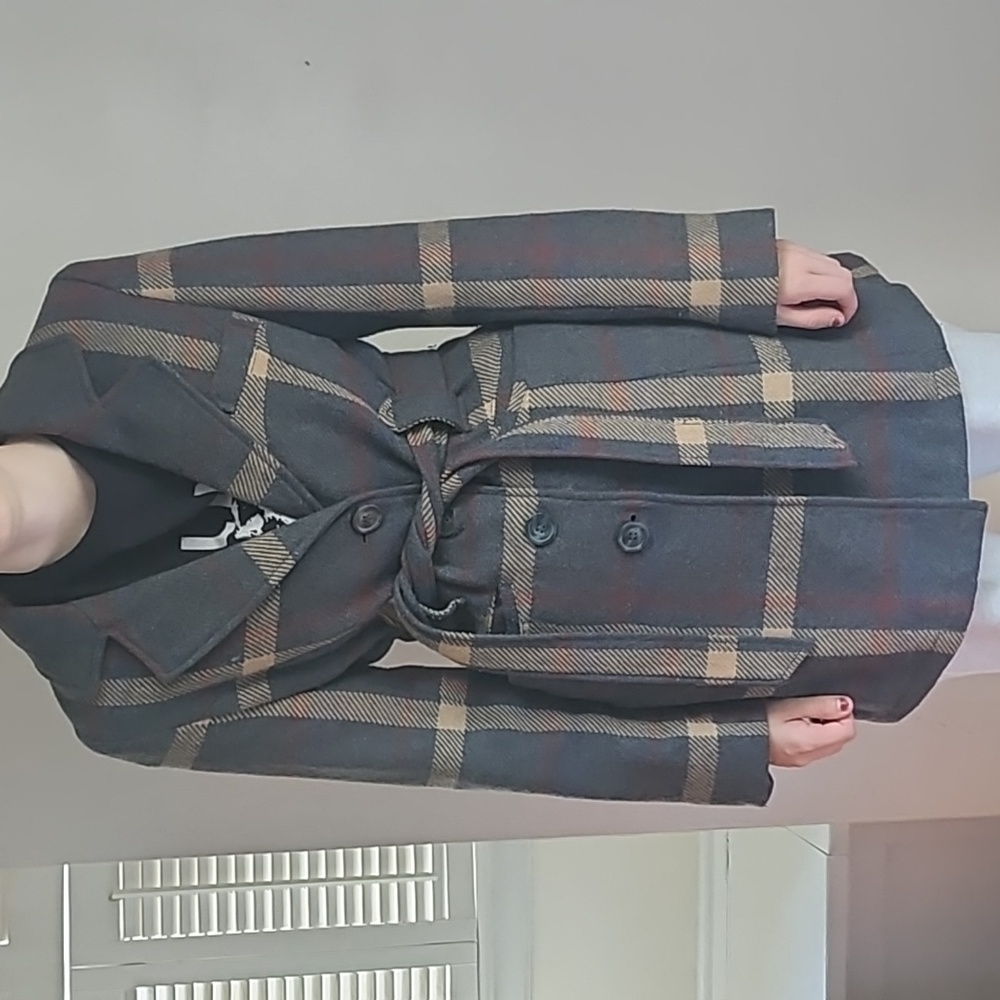 Wool coat.